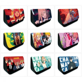 Chainsaw Man anime triangle pen bag pencil case
