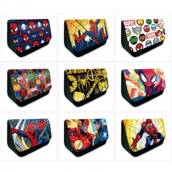 Super Hero Iron Spider-man Super Man Batman triangle pen bag pencil case