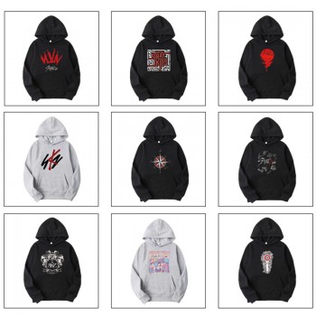 Straykids star Long Sleeve Hoodies Sweatshirts