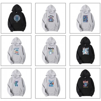 Stitch anime Long Sleeve Hoodies Sweatshirts