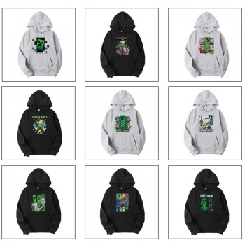Minecraft game Long Sleeve Hoodies Sweatshirts