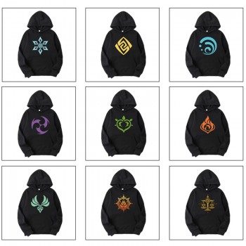 Genshin Impact game Long Sleeve Hoodies Sweatshirts