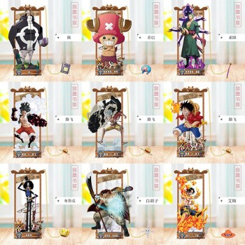 One Piece anime metal bookmarks