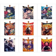 Demon Slayer anime flano summer quilt blanket