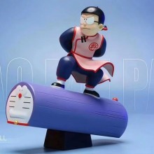 Doraemon Nobi Nobita cos Tao Pai Pai anime figure