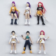 6pcs/set K-Pop Demon Hunters figures set(OPP bag)