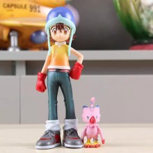 Digital monster Digimon Adventure Sora and Piyomon anime figures