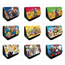 Super Mario anime triangle pen bag pencil case