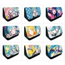 Hatsune Miku anime triangle pen bag pencil case