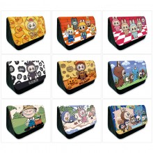 Labubu anime triangle pen bag pencil case