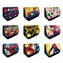 Super Hero Iron Spider-man Super Man Batman triangle pen bag pencil case