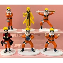 6pcs/set Naruto Uzumaki Naruto anime figures(OPP bag)