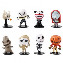 8pcs/set The Nightmare Before Christmas anime figures(OPP bag)