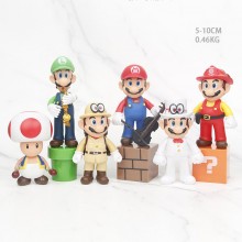 9pcs/set Super Mario anime figures(OPP bag)