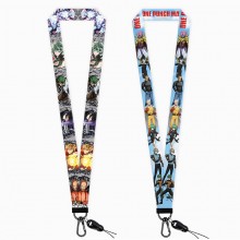 One Punch Man ID cards holders cases lanyard phone straps hang rope key chain