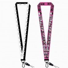 Dangan Ronpa ID cards holders cases lanyard phone straps hang rope key chain