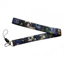 Blue Lock ID cards holders cases lanyard phone straps hang rope key chain