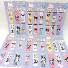 6PCS Demon Slayer Sanrio Conan Pikachu Genshin Impact anime magnetic bookmark