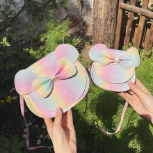 Princess Fashionable Mouse Bow Kids Mini Shoulder ...