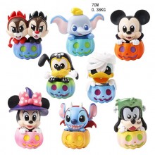 8pcs/set Mickey Mouse and Friends Pumpkin Series S...