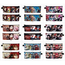 Kuroshitsuji Black Butler anime PU zipper pen case pencil bag