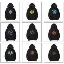Genshin Impact game Long Sleeve Hoodies Sweatshirts