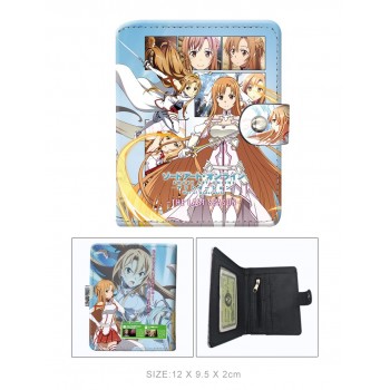 Sword Art Online anime snap wallet purse