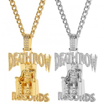 Hip Hop DEATHROW RECORDS Prisoner Necklaces
