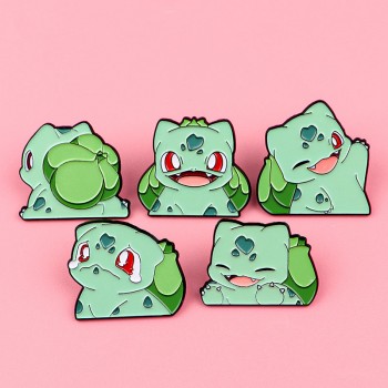 Pokemon Bulbasaur anime Alloy Enamel Badges Brooch Pins