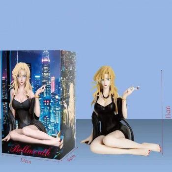 Detective Conan Vermouth Berumotto sitting anime figure