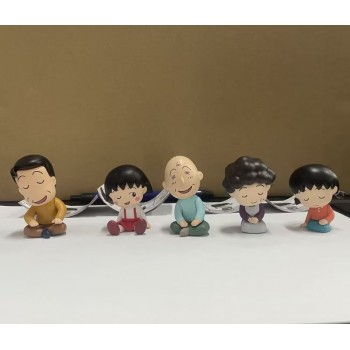 5pcs/set Chibi Maruko-chan anime figures(OPP bag)