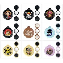 One Piece anime folding portable comb mirrorrs