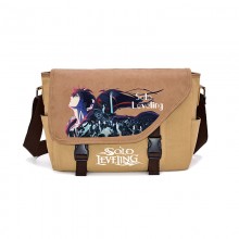 Solo Leveling anime canvas satchel shoulder bags