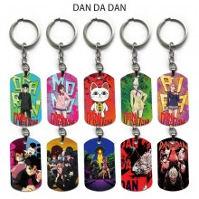 Dandadan anime alloy two-sided pendant key chain k...
