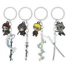 Demon Slayer anime alloy key chains