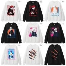 Naruto anime long sleeve round neck thick cotton h...