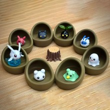 3cm Digimon Adventure First Generation Juvenile Suit Anime Figures set