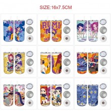 K-POP Demon Hunters coffee water bottle cup with s...