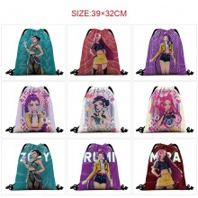 K-POP Demon Hunters nylon drawstring backpack bag