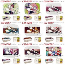 Dandadan anime Plastic Lunch Box with Fork Spoon K...