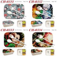 Hunter x Hunter anime Plastic Lunch Box with Fork ...