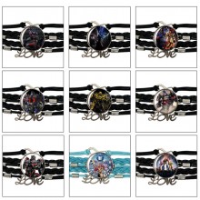 Transformers anime braided gemstone bracelet hand chain