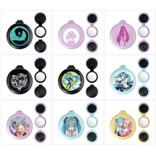 Hatsune Miku anime folding portable comb mirrorrs