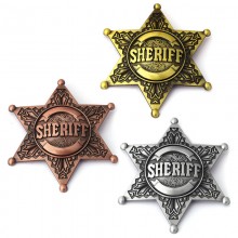 SHERIFF DEPUTY Prizes alloy brooch pins
