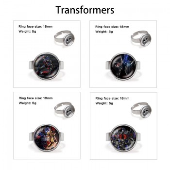 Transformers anime adjustable rings