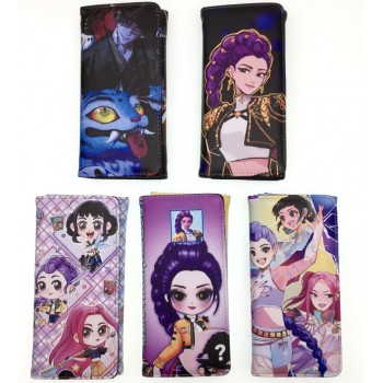 K-POP Demon Hunters anime buckle long wallet