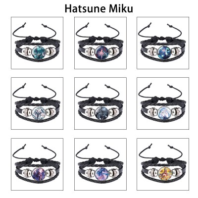 Hatsune Miku anime bracelet hand chain