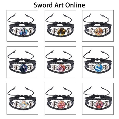Sword Art Online anime bracelet hand chain