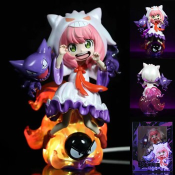 SPY x FAMILY Anya Forger cos Gengar anime figure(can lightable)