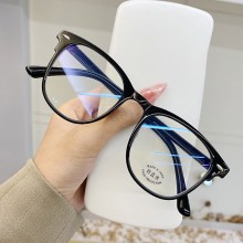 Retro Anti-blue Glasses Blue Light Blocking Glasse...